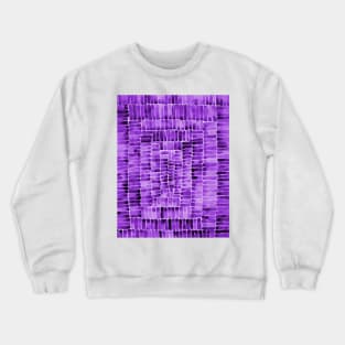 Watercolor abstract rectangles - purple Crewneck Sweatshirt